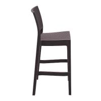 Jamaica Wickerlook Resin Bar Chair Brown ISP866-BR - 3