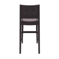 Jamaica Wickerlook Resin Bar Chair Brown ISP866-BR - 4