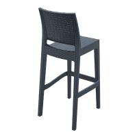 Jamaica Wickerlook Resin Bar Chair Rattan Gray ISP866-DG - 1