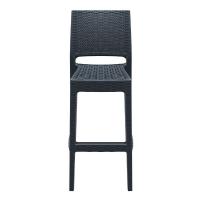 Jamaica Wickerlook Resin Bar Chair Rattan Gray ISP866-DG - 2