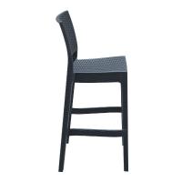 Jamaica Wickerlook Resin Bar Chair Rattan Gray ISP866-DG - 3