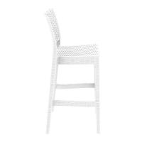 Jamaica Wickerlook Resin Bar Chair White ISP866-WH - 3