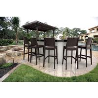 Jamaica Wickerlook Resin Bar Chair Brown ISP866-BR - 7