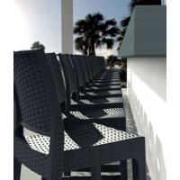 Jamaica Wickerlook Resin Bar Chair Rattan Gray ISP866-DG - 13