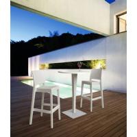 Jamaica Wickerlook Resin Bar Chair White ISP866-WH - 18