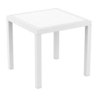 Orlando Wickerlook Square Dining Table White 31 inch. ISP875-WH