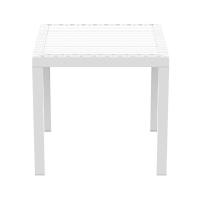 Orlando Wickerlook Square Dining Table White 31 inch. ISP875-WH - 1