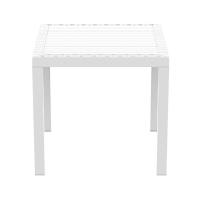 Orlando Wickerlook Square Dining Table White 31 inch. ISP875-WH - 1