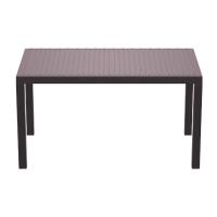 Orlando Wickerlook Rectangle Dining Table Brown 55 inch. ISP878-BR - 1
