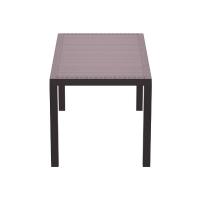 Orlando Wickerlook Rectangle Dining Table Brown 55 inch. ISP878-BR - 2