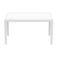 Orlando Wickerlook Rectangle Dining Table White 55 inch. ISP878-WH - 1