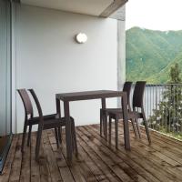 Orlando Wickerlook Rectangle Dining Table Rattan Gray 55 inch. ISP878-DG - 5