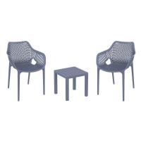 Air XL Conversation Set with Ocean Side Table Dark Gray S007066-DGR