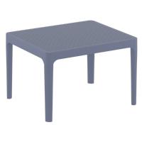 Air XL Conversation Set with Sky 24" Side Table Dark Gray S007109-DGR - 2