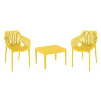 Air XL Conversation Set with Sky 24" Side Table Yellow S007109-YEL