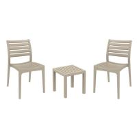Ares Conversation Set with Ocean Side Table Taupe S009066-DVR - 1