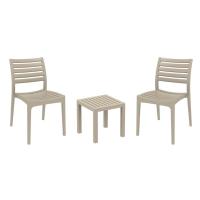 Ares Conversation Set with Ocean Side Table Taupe S009066-DVR - 1
