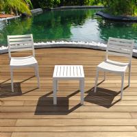 Ares Conversation Set with Ocean Side Table White S009066-WHI