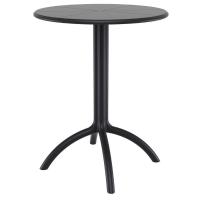 Ares Bistro Set with Octopus 24" Round Table Black S009160-BLA - 2