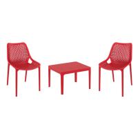 Air Conversation Set with Sky 24" Side Table Red S014109-RED-