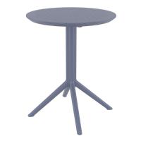 Air Bistro Set with Sky 24" Round Folding Table Dark Gray S014121-DGR - 2