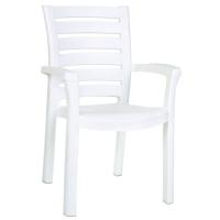 Marina Conversation Set with Ocean Side Table White S016066-WHI - 2