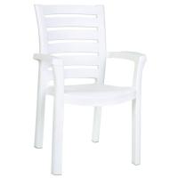 Marina Conversation Set with Ocean Side Table White S016066-WHI - 2