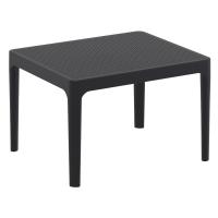 Pacific Balcony Set with Sky 24" Side Table Black S023109-BLA-BLA - 2