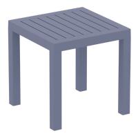 Lucca Conversation Set with Ocean Side Table Dark Gray S026066-DGR - 2