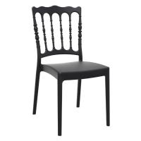 Napoleon Bistro Set with Octopus 24" Round Table Black S044160-BLA - 1