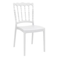 Napoleon Bistro Set with Octopus 24" Round Table White S044160-WHI - 1