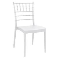 Josephine Bistro Set with Octopus 24" Round Table White S050160-WHI - 1