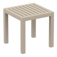 Mila Conversation Set with Ocean Side Table Taupe S085066-DVR - 2