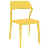 Snow Conversation Set with Sky 24" Side Table Yellow S092109-YEL - 1