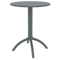 Sky Pro Bistro Set with Octopus 24" Round Table Dark Gray S151160-DGR - 3