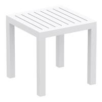 Marie Conversation Set with Ocean Side Table White S251066-WHI - 2