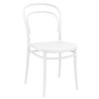 Marie Dining Set with Sky 27" Square Table White S251108-WHI - 1