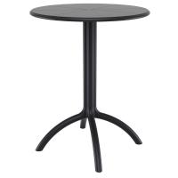 Victor Bistro Set with Octopus 24" Round Table Black S252160-BLA - 2