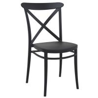 Cross Conversation Set with Ocean Side Table Black S254066-BLA - 1