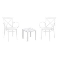Cross XL Conversation Set with Ocean Side Table White S256066-WHI-