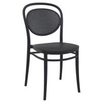 Marcel Bistro Set with Octopus 24" Round Table Black S257160-BLA - 1