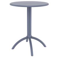 Marcel Bistro Set with Octopus 24" Round Table Dark Gray S257160-DGR - 2