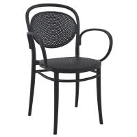 Marcel XL Conversation Set with Ocean Side Table Black S258066-BLA - 1