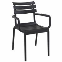 Paris Conversation Set with Ocean Side Table Black S282066-BLA - 1