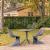 ISP0484S-DGR Bloom Patio Dining Set with 2 Chairs Dark Gray 0787790896296