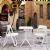 ISP0791S-WHI-WHI Dream Folding Outdoor Bistro Set with 2 Chairs White 0787790900191