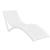 ISP087-WHI Slim Pool Chaise Sun Lounger White 0787790890898