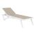 ISP089-WHI-DVR Pacific Sling Chaise Lounge White Frame Taupe Sling 8697443552115