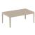ISP104-DVR Sky Lounge Table 39" Taupe 8697443557745