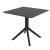 ISP106-BLA Sky Square Table 31" Black 8697443550142